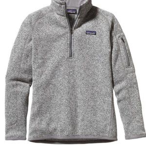 Heathered Grey Patagonia Quarter Zip